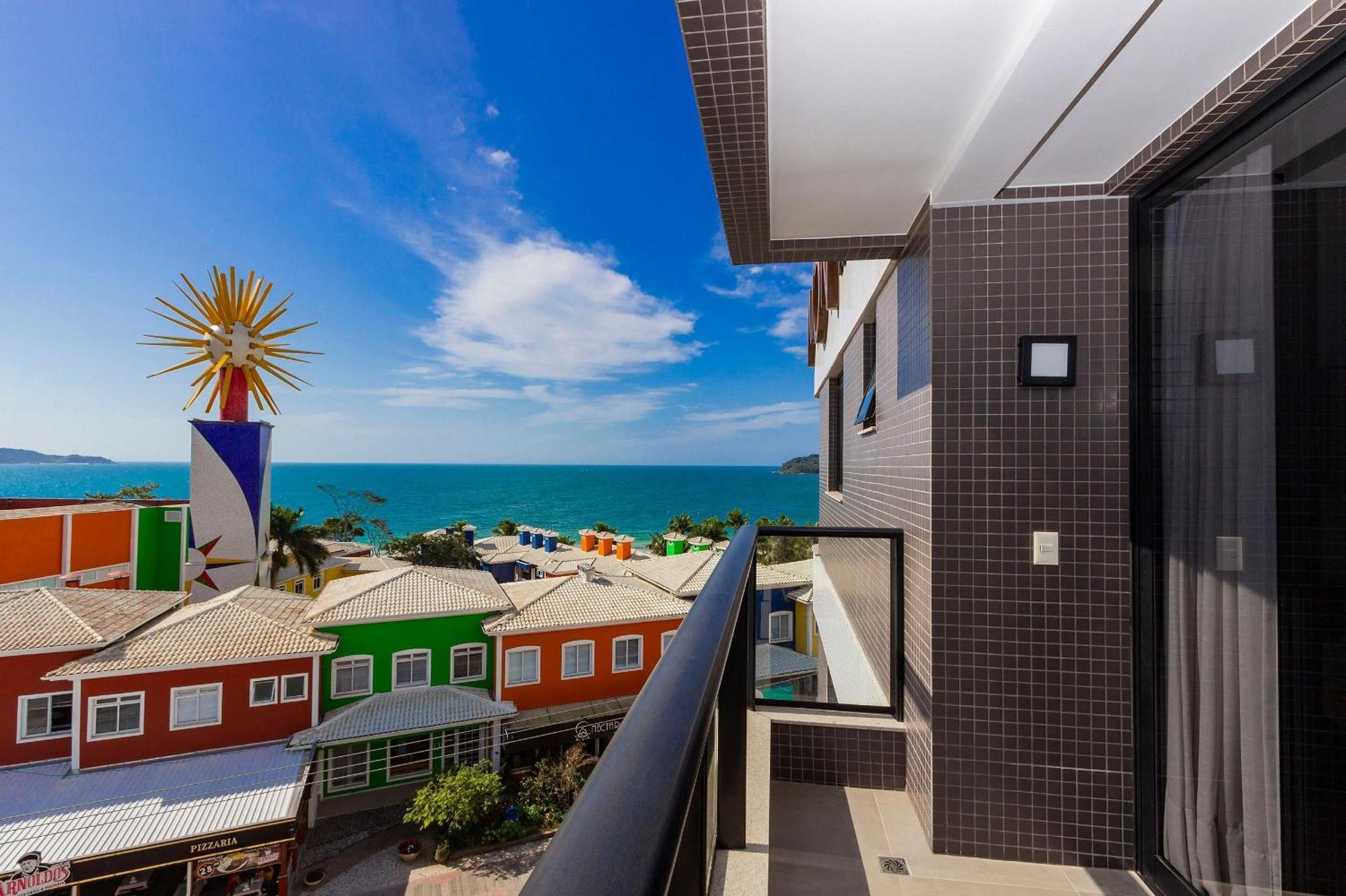 Aion Suites 302 - Lindo Apartamento Com Vista Para O Mar, A 60M Da Praia De Bombinhas, Com Piscina E Academia No Rooftop. Extérieur photo